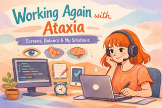 العمل من جديد مع ataxia: لماذا تُنهكني الشاشات وما الذي يساعد فعلًا
